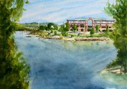 Confluence of the Eau Claire and Chippewa Rivers